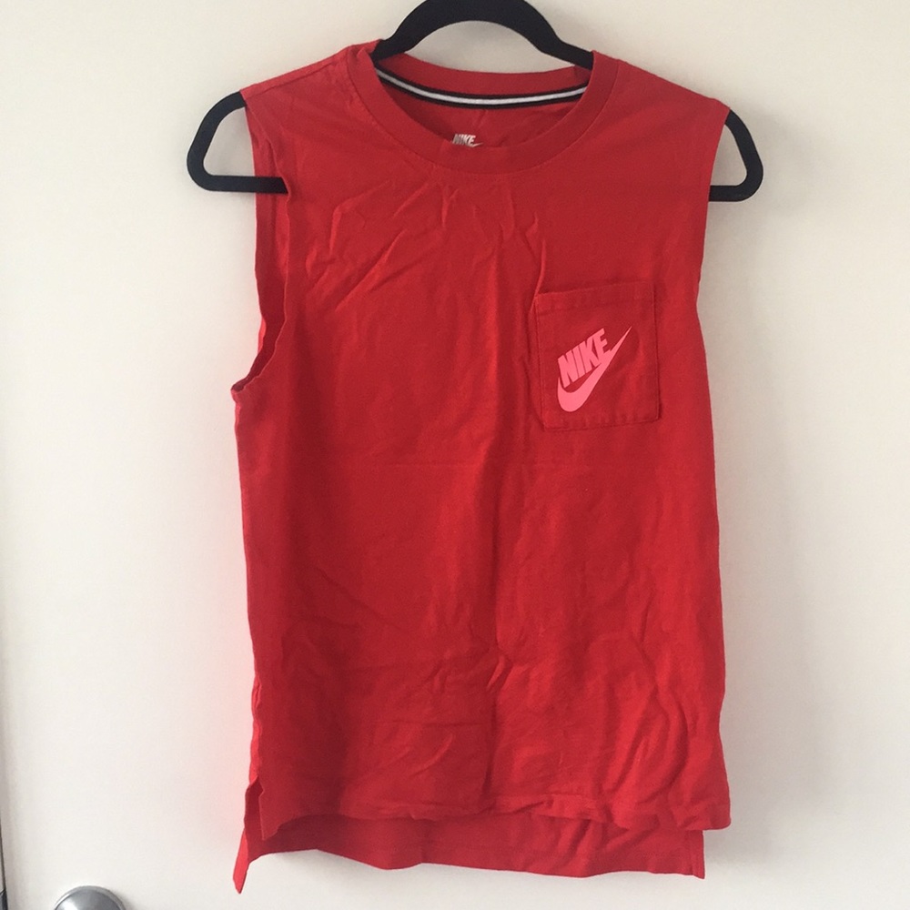 Red Nike Tank Top
